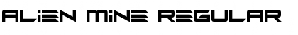 Download Alien Mine Regular Font Title Preview