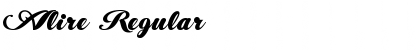 Download Alire Regular Font Title Preview