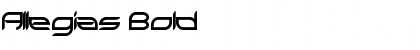 Download Allegias Bold Font Title Preview