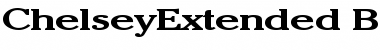 Download ChelseyExtended Bold Font Title Preview