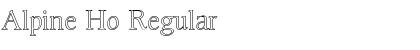 Download Alpine Ho Regular Font Title Preview