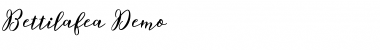 Download Bettilafea Demo Regular Font Title Preview