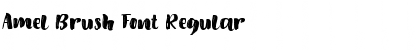 Download Amel Brush Font Regular Font Title Preview