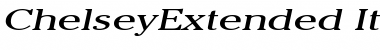 Download ChelseyExtended Italic Font Title Preview