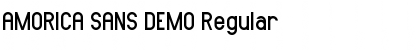 Download AMORICA SANS DEMO Regular Font Title Preview