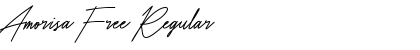 Download Amorisa Free Regular Font Title Preview