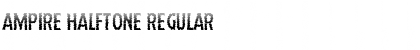Download Ampire Halftone Regular Font Title Preview