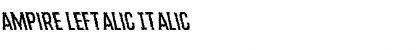 Download Ampire Leftalic Italic Font Title Preview