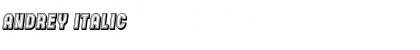 Download Andrey Italic Font Title Preview
