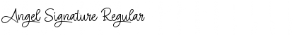 Download Angel Signature Regular Font Title Preview