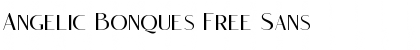 Download Angelic Bonques Free Sans Font Title Preview