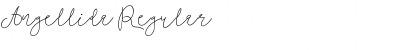 Download Angellida Regular Font Title Preview