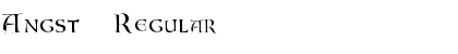 Download Angst 1 Regular Font Title Preview