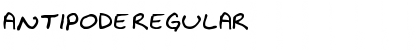 Download Antipode Regular Font Title Preview