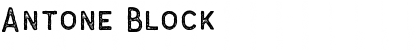 Download Antone Block Font Title Preview