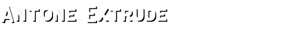 Download Antone Extrude Font Title Preview