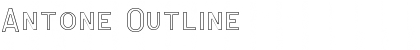 Download Antone Outline Font Title Preview
