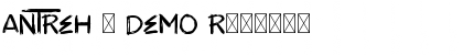 Download ANTREH - DEMO Regular Font Title Preview