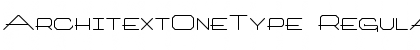 Download ArchitextOneType Regular Font Title Preview