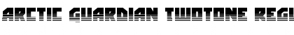 Download Arctic Guardian Twotone Regular Font Title Preview