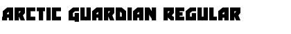 Download Arctic Guardian Regular Font Title Preview