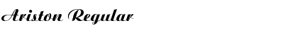 Download Ariston Regular Font Title Preview