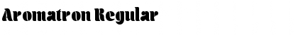 Download Aromatron Regular Font Title Preview