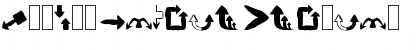 Download Arrows Mangle Regular Font Title Preview
