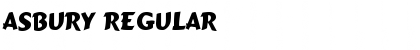 Download Asbury Regular Font Title Preview