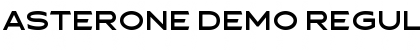Download Asterone DEMO Regular Font Title Preview