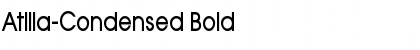 Download Atilla-Condensed Bold Font Title Preview