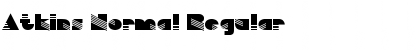 Download Atkins-Normal Regular Font Title Preview