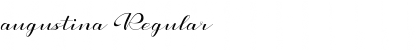 Download augustina Regular Font Title Preview