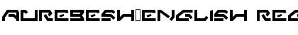 Download Aurebesh_english Regular Font Title Preview