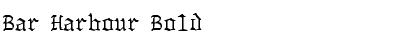 Download Bar Harbour Bold Font Title Preview