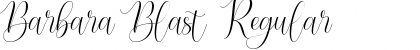 Download Barbara Blast Regular Font Title Preview