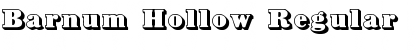 Download Barnum Hollow Regular Font Title Preview