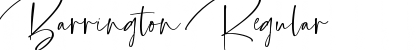 Download Barrington Regular Font Title Preview