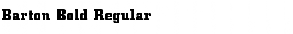 Download Barton Bold Regular Font Title Preview