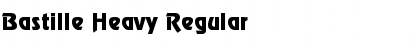 Download Bastille Heavy Regular Font Title Preview