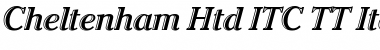 Download Cheltenham Htd ITC TT Italic Font Title Preview