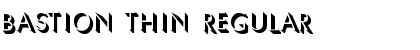 Download Bastion Thin Regular Font Title Preview