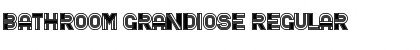 Download Bathroom Grandiose Regular Font Title Preview