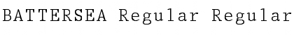 Download BATTERSEA Regular Regular Font Title Preview