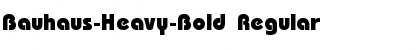 Download Bauhaus-Heavy-Bold Regular Font Title Preview
