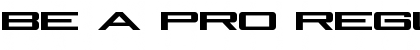 Download Be A Pro Regular Font Title Preview