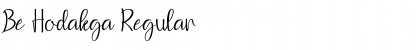 Download Be Hodakga Regular Font Title Preview