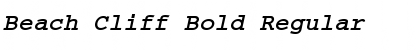 Download Beach Cliff Bold Regular Font Title Preview