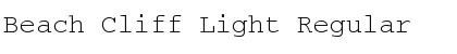 Download Beach Cliff Light Regular Font Title Preview