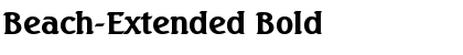 Download Beach-Extended Bold Font Title Preview